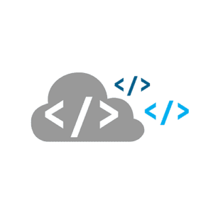 Graphic illustration of SaaS Cloud Storage